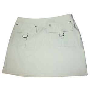 Express Stretch Pocketed Pastel Green Mini Skirt Side Zipper Women Sz 0